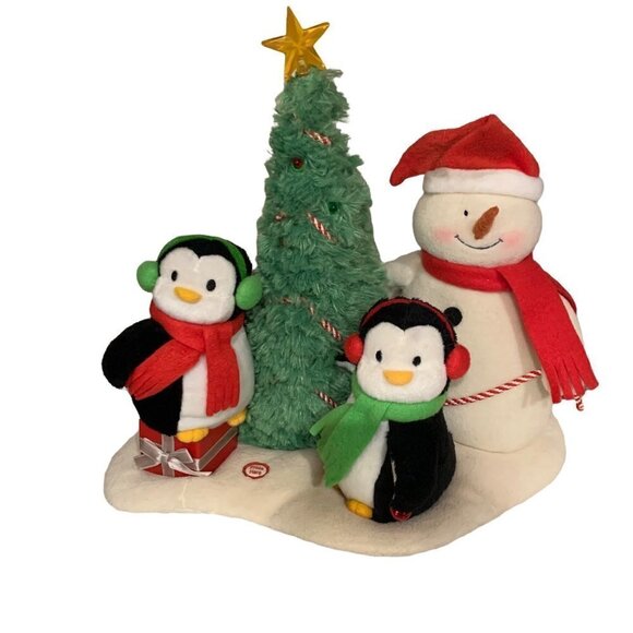 Hallmark Very Merry Trio 2006 Christmas Tree Penguins Snowman - Picture 7 of 11